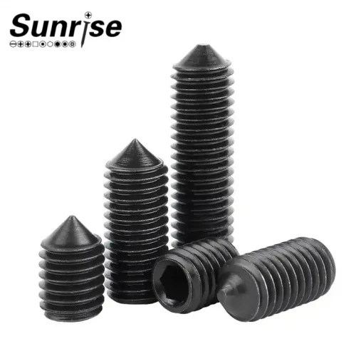 Carbon Steel Cone Point Hex Socket Set Screw 1