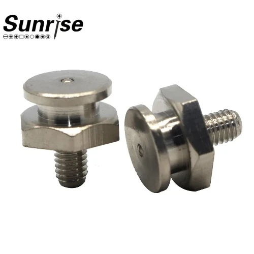 SYD-927 DIN71412 Hydraulic Flat Button Head Grease Nipples for Excavator 3