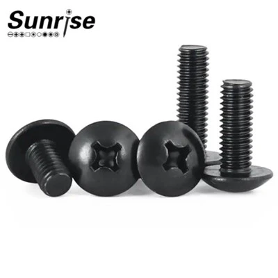 JIS Black Grade 4.8 8.8 Șurub cu cap tip ciupercă Phillips